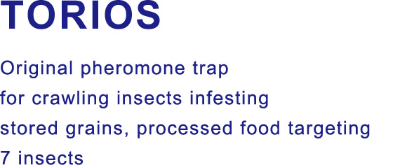 TORIOS Original pheromone trap for crawling insects infesting stored grains, processed food targeting 7 insects